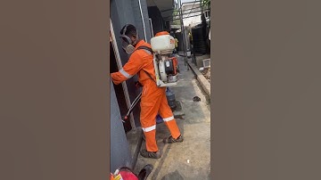 Fumigation in progress Environment safety