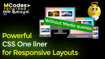 Powerful CSS One Liner for Two Column Responsive Website : auto-fit & word-wrap (In Sinhala)
