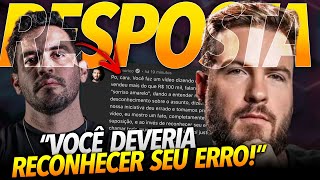 RESPOSTA AO PRIMO RICO *ele comentou em meu vídeo"