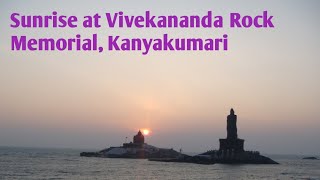 Vivekananda Rock Memorial Kanyakumari Sunrise | Thiruvalluvar Statue Kanyakumari | Best Sunrise |
