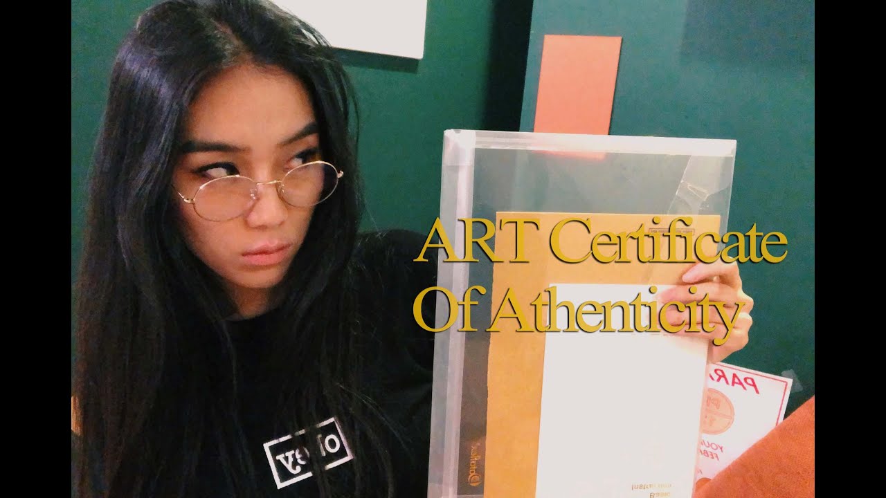 미술품 진품 보증서 만들기 대공개 . How to make Art Certificate Of Authenticity