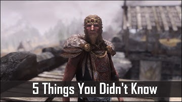 Skyrim: 5 Things You Probably Didn