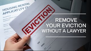 How I Erased My Eviction Using This One Letter- No Lawyer Needed-