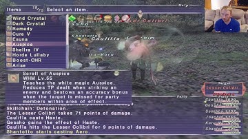 FFXI Livestream Replay:  Leveling WHM 50 to 99