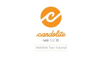 Candolite CMS - Add/Edit Text Tutorial