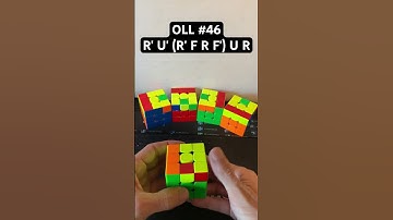 OLL #46 C shape is one of 57 oll algorithms in the CFOP speedcubing method. #cfop #speedcubing #oll
