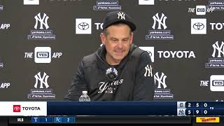 Aaron Boone on weather conditions, 5-2 win over DET