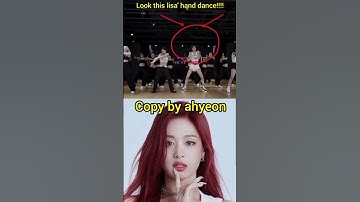 Thumbnail of Blackpink lisa pink venom dance copy by babymonster ahyeon #kpopshort #blackpink #kpop