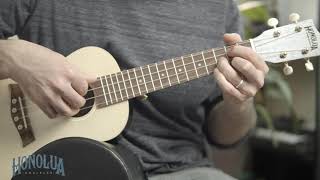 Famous Honolua Ukuleles Mano Solid Top Limited Edition Spruce/Rosewood Concert Demo Net Worth