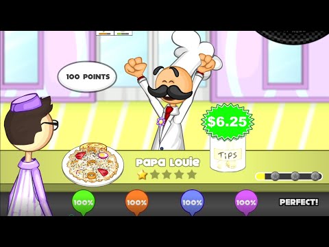 papa's pastaria | papa louie is here! (perfect day)