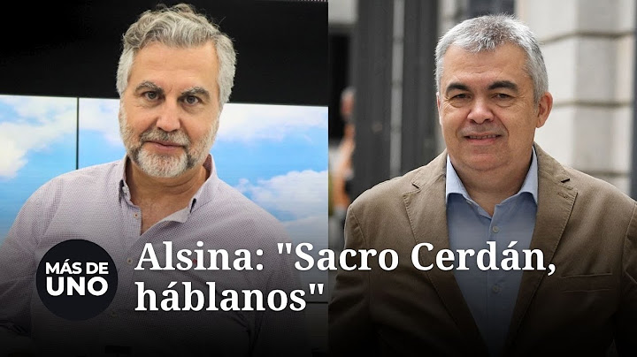 Alsina reflexiona sobre la cita que tiene un imputado del PSOE: "Sacro Cerdán, háblanos"