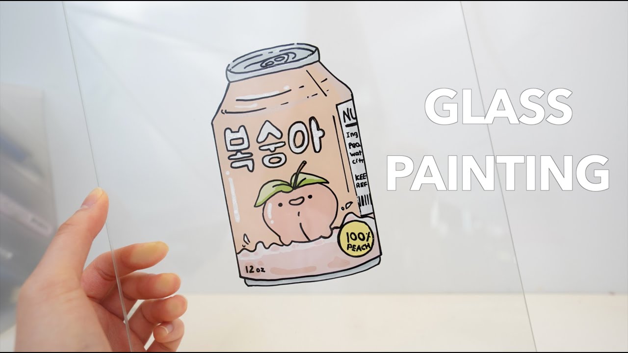 I Try Glass Painting (tutorial) - YouTube