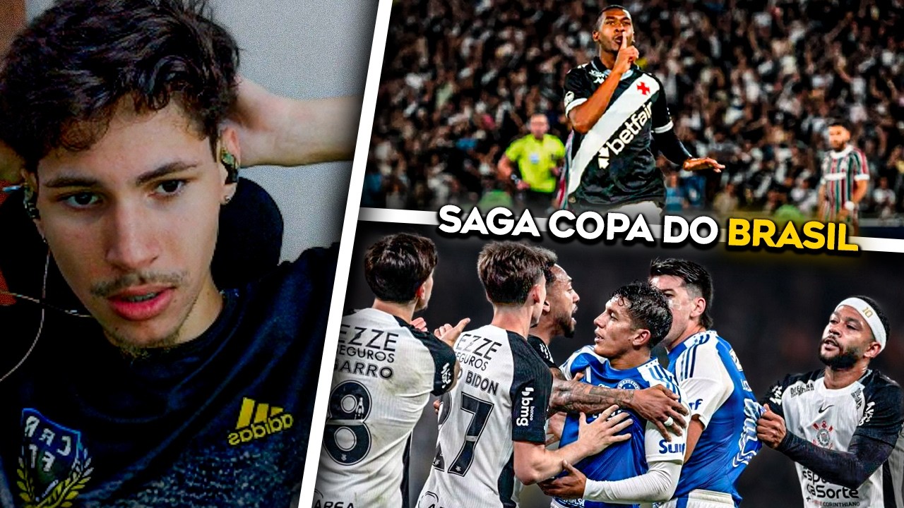 ASSISTINDO A EMOCIONANTE RETA FINAL DA COPA DO BRASIL