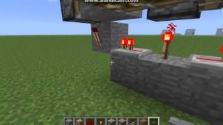 Redstone Tutorials w/ Mpqr7lhk1 Episode 1: Piston Wall Lightswitch