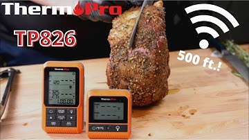 ThermoPro TP826 - The 2-Probe Meat Thermometer with Ambient Temp Monitoring and 500 Feet Of Range!