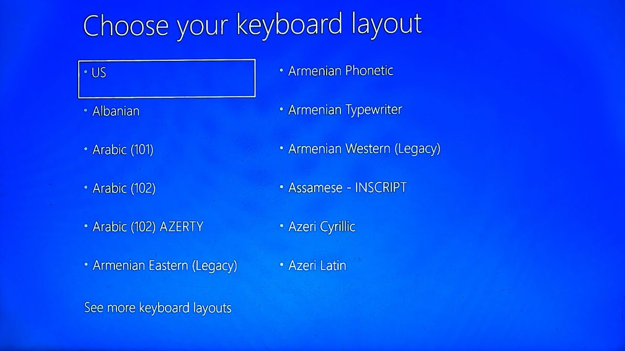 Update How to fix Windows 10 wouldn't boot-up Asking Keyboard Layout | Missing Boot record in windows 10