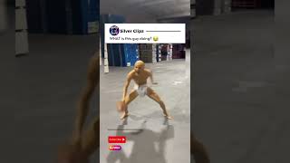 MAN DANCING WITH PEANUT BUTTER ALL OVER