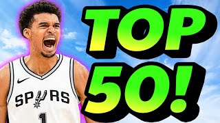 NBA Fantasy Basketball Rankings: TOP 50 Players | 2025-2026