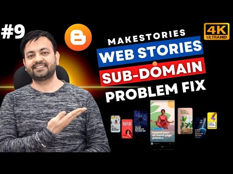 Web Stories for Blogger Makestories Sub Domain Problem Fix 2022 (Hindi) | Techno Vedant