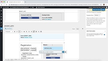 Customize the registration approved message template in Event Espresso for virtual events