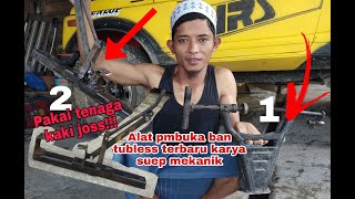 CARA BUAT PENJEPIT BAN TANPA TANGAN ,HEMAT TENAGA BIAR GAK CEPAT TUA