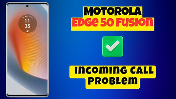 Motorola Edge 50 Fusion Incoming Call Problem || How to solve the incoming call issues