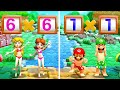 Super Mario Party - Princess Vs Mario Luigi Brothers (Hardest Difficulty)