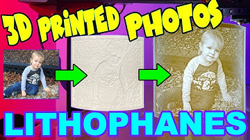 Hoe je LITHOPHANES in 3D print - Verander je foto