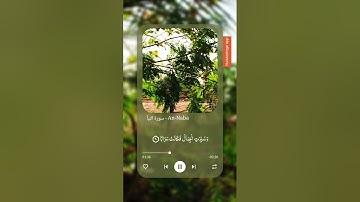 تلاوة رائعه لسورة النبأ 🥰😊 | سورة النبأ كاملة بصوت عذب .للقارئ amraltaher 