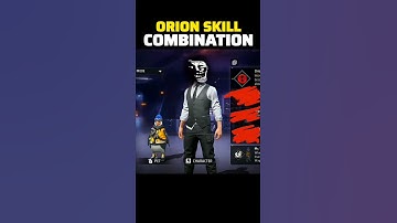 ORION CHARACTER COMBINATION ☠️💀 | BEST CHARACTER SKILL COMBINATION | BEST SKILL COMBINATION #shorts