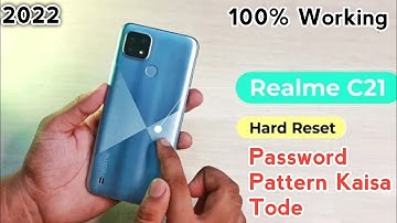Realme C21 (RMX3201)Password Pattern Lock Kaise Tode | Realme C21 Hard Reset @TechnicalTanty