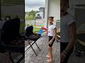 Dad catches daughter cooking on the grill without permission #shorts