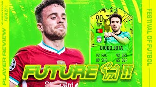 COMPLETE THE SBC BEFORE HE EXPIRES! FIFA 21 DIOGO JOTA PATH TO GLORY PLAYER REVIEW - 90 JOTA REVIEW