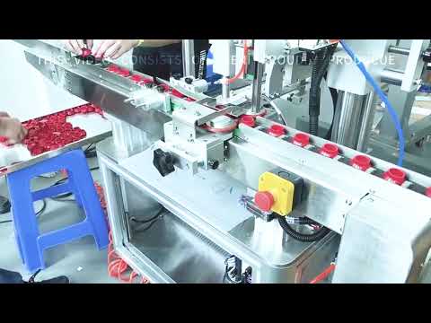 Bottle labeling machine for inner cap