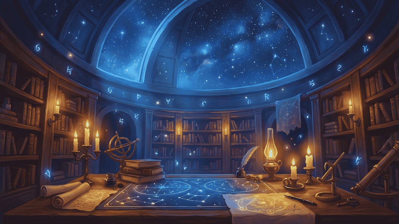 Mage’s Observatory ✨ | Calm Fantasy DnD Lofi for Studying
