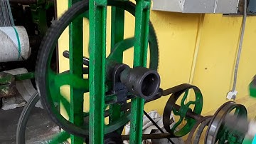 Warp machine gear assembly with bearings | Warp machines | Textiles