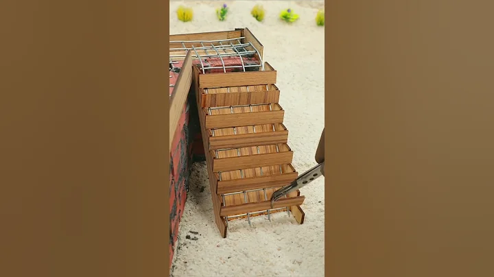 Can You Build a 2 Story House with Mini Bricks in Just 24 Hours? #miniature #diy #architecture