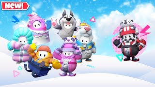 Fall Guys WINTER UPDATE SOON | FREE SKINS LEAKED | 🗡️Ranked Leaderboard Customs W Viewers Live!