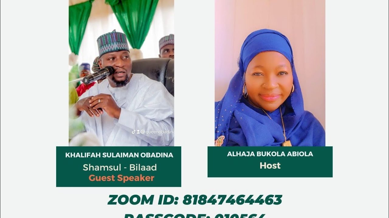 Simplified Ramadan Lecture 2025 led by Khalifah Sulaiman Obadina