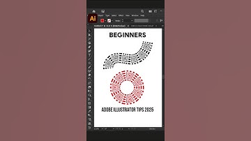 Adobe Illustrator 2025 Tips - How To Create Repeat Objects Along A Path Design  #zakkigraphics