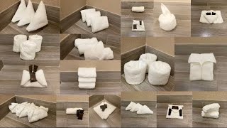 18 Towel Folds for Airbnb/Spa