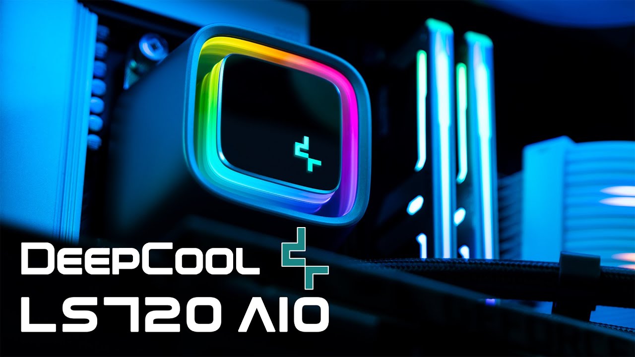 EDGE  DEEPCOOL LS720 Infinity Series aRGB Liquid AIO CPU Cooler