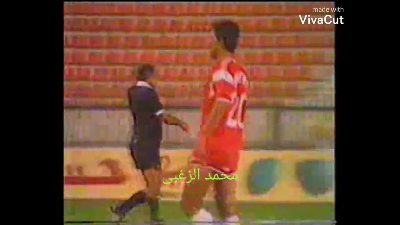 لأول مرة حصرى ونادر جدا مباراة الكويت ومصر فى اعتزال حمود فليطح نجم الكويت 1989