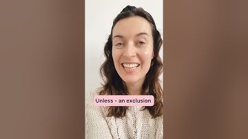 If or unless - what’s the difference in English?