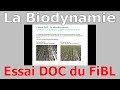 La biodynamie  lessai doc du fibl