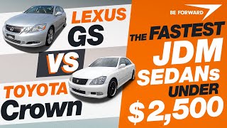 Lexus GS vs Toyota Crown | The Fastest JDM Sedans at $2500 