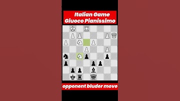 Italian Opening Giuoco Pianissimo, One Queen enough for checkmate  #chess