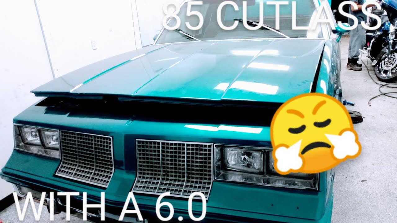 CUSTOMIZED 1985 CUTLASS SUPREME IN THE WORKS - YouTube
