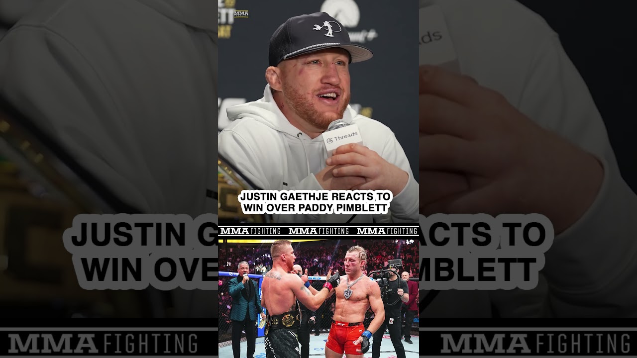 Justin Gaethje REACTS to UFC 324 win over Paddy Pimblett | MMA Fighting