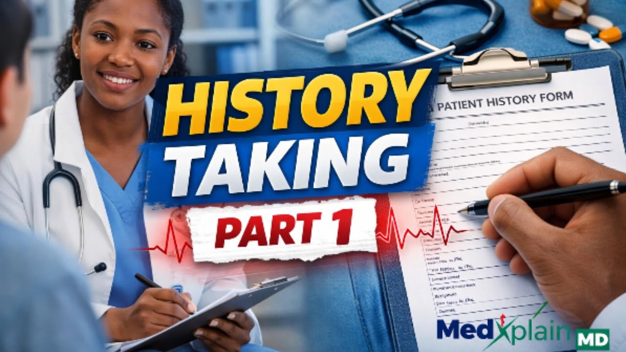 History Taking  - Part 1 (Demography & Presenting Complaints (PC))